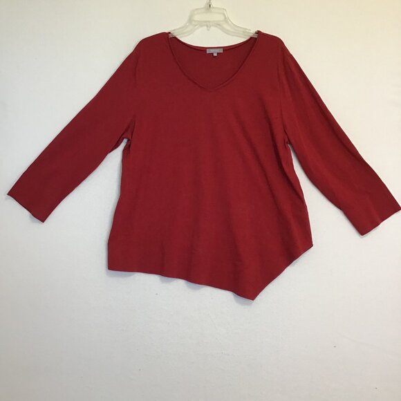 Habitat Deep Hem V-Neck Tunic Size L - Picture 6 of 10